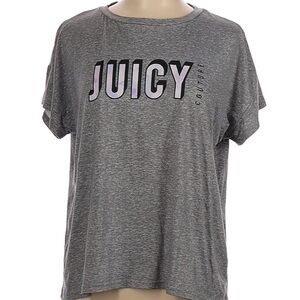 Juicy Couture short sleeve gray tee shirt